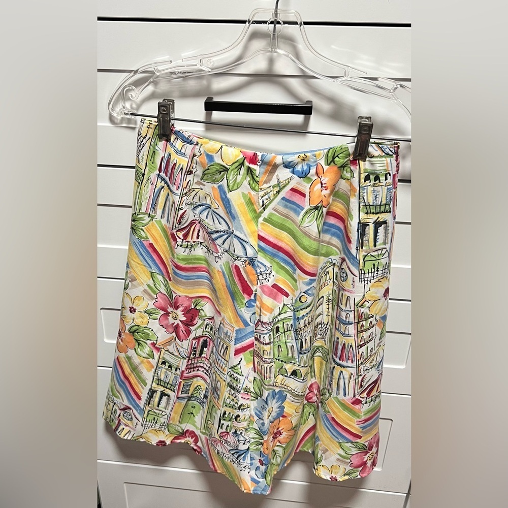 Talbots Multicolor High Waist Women Skirt